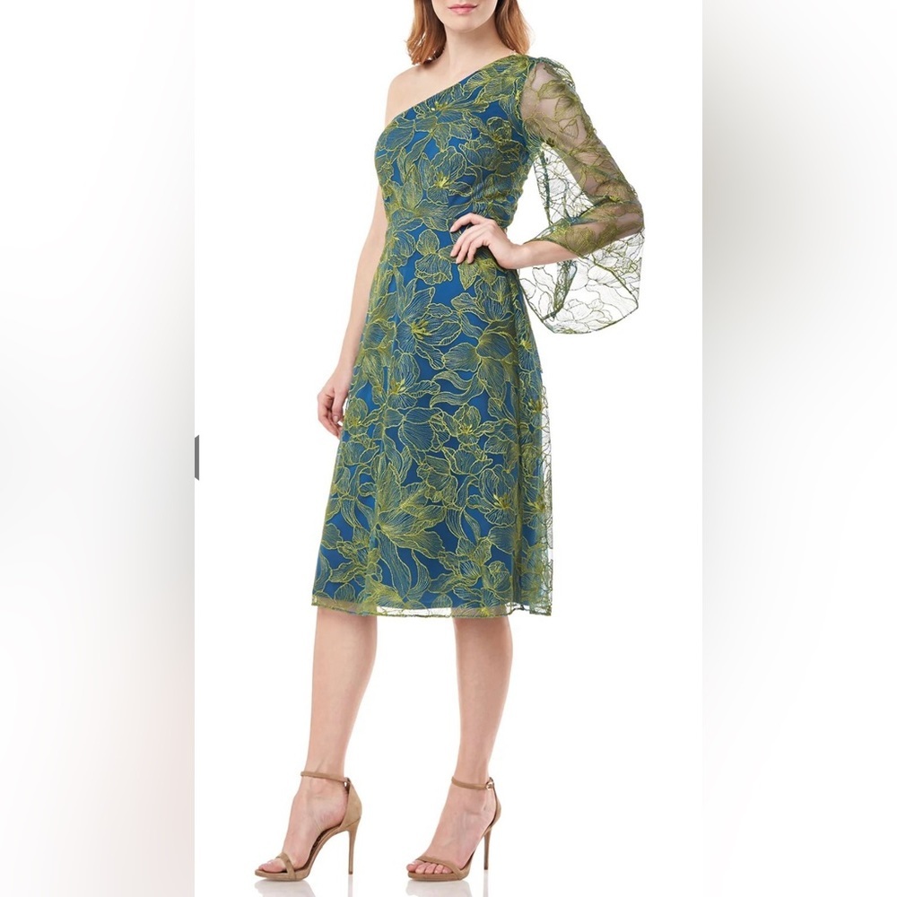 Nwot Js Collections - Asymmetric Embroidered Even… - image 2